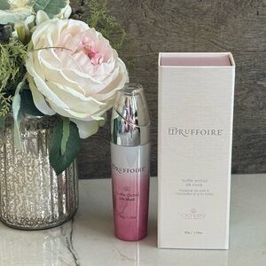 Truffle Orchid Silk Mask - Pink and Silver